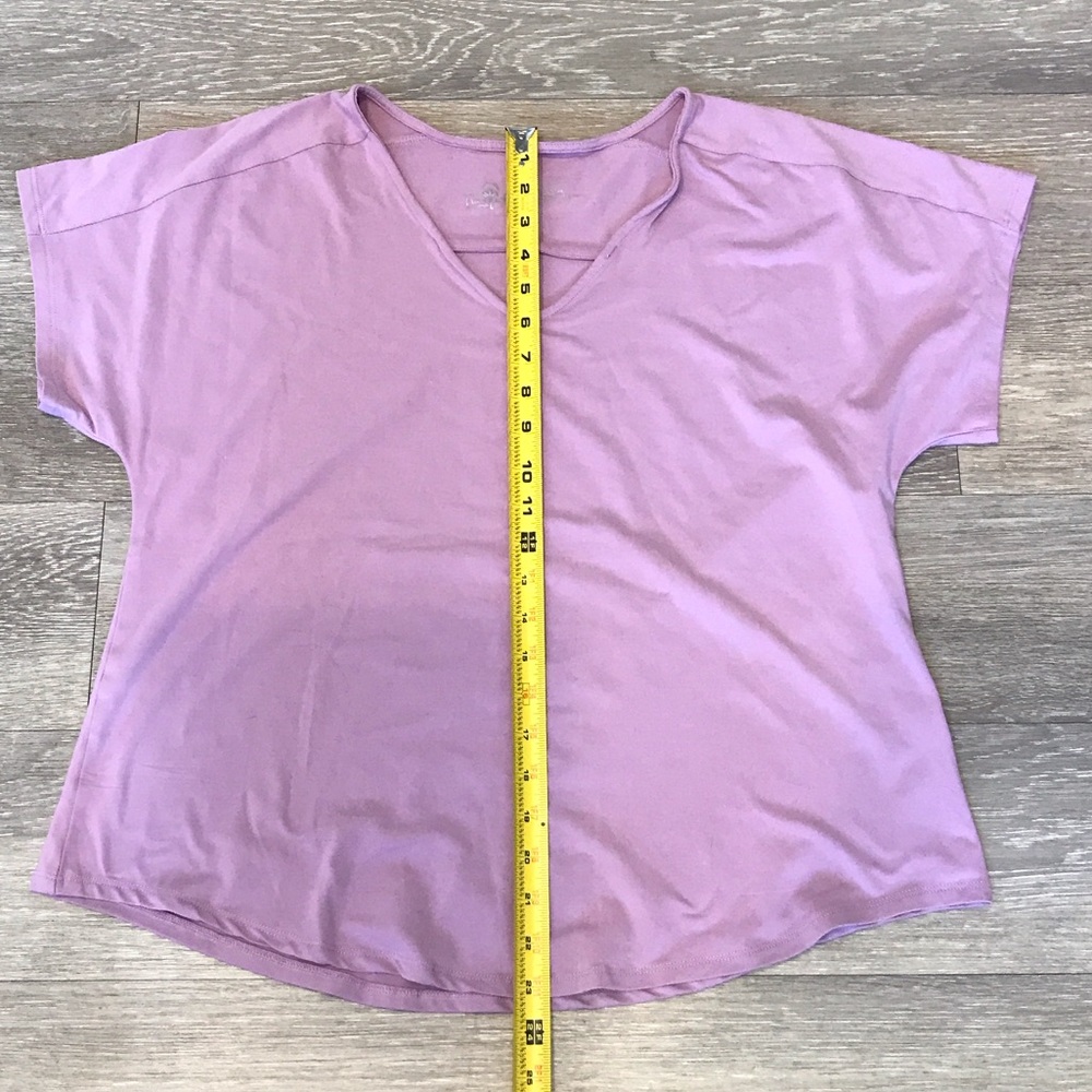 Tranquility by Colorado Clothing Dusty Mauve V-Neck Short Sleeve Top